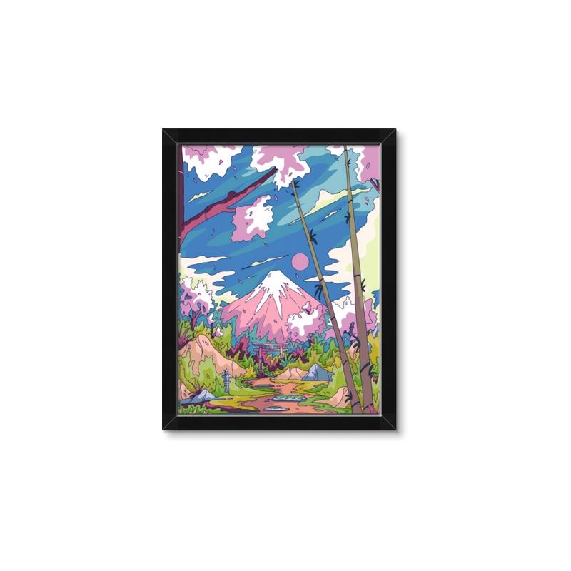 Picture of The Way To the Mountain _GroupedProduct_Rectangle_Portrait_Framed_Matted_