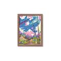 Picture of The Way To the Mountain _GroupedProduct_Rectangle_Portrait_Framed_Matted_