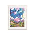 Picture of The Way To the Mountain _GroupedProduct_Rectangle_Portrait_Framed_Matted_