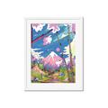 Picture of The Way To the Mountain _GroupedProduct_Rectangle_Portrait_Framed_Matted_