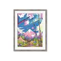 Picture of The Way To the Mountain _GroupedProduct_Rectangle_Portrait_Framed_Matted_