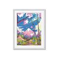 Picture of The Way To the Mountain _GroupedProduct_Rectangle_Portrait_Framed_Matted_