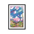 Picture of The Way To the Mountain _GroupedProduct_Rectangle_Portrait_Framed_Matted_