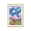 Picture of The Way To the Mountain _GroupedProduct_Rectangle_Portrait_Framed_Matted_