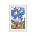 Picture of The Way To the Mountain _GroupedProduct_Rectangle_Portrait_Framed_Matted_