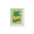 Picture of Easy Peasy Lemon Squeezy Typography Poster _GroupedProduct_Rectangle_Portrait_Framed_Matted_