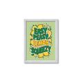 Picture of Easy Peasy Lemon Squeezy Typography Poster _GroupedProduct_Rectangle_Portrait_Framed_Matted_