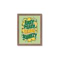 Picture of Easy Peasy Lemon Squeezy Typography Poster _GroupedProduct_Rectangle_Portrait_Framed_Matted_