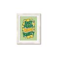 Picture of Easy Peasy Lemon Squeezy Typography Poster _GroupedProduct_Rectangle_Portrait_Framed_Matted_