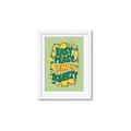 Picture of Easy Peasy Lemon Squeezy Typography Poster _GroupedProduct_Rectangle_Portrait_Framed_Matted_