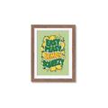 Picture of Easy Peasy Lemon Squeezy Typography Poster _GroupedProduct_Rectangle_Portrait_Framed_Matted_