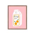 Picture of Orange Juice Poster _GroupedProduct_Rectangle_Portrait_Framed_Matted_