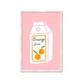 Picture of Orange Juice Poster _GroupedProduct_Rectangle_Portrait_Framed_Matted_