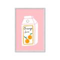 Picture of Orange Juice Poster _GroupedProduct_Rectangle_Portrait_Framed_Matted_
