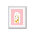 Picture of Orange Juice Poster _GroupedProduct_Rectangle_Portrait_Framed_Matted_