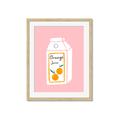 Picture of Orange Juice Poster _GroupedProduct_Rectangle_Portrait_Framed_Matted_