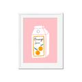 Picture of Orange Juice Poster _GroupedProduct_Rectangle_Portrait_Framed_Matted_