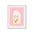 Picture of Orange Juice Poster _GroupedProduct_Rectangle_Portrait_Framed_Matted_