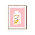 Picture of Orange Juice Poster _GroupedProduct_Rectangle_Portrait_Framed_Matted_