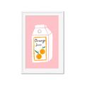 Picture of Orange Juice Poster _GroupedProduct_Rectangle_Portrait_Framed_Matted_