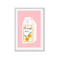 Picture of Orange Juice Poster _GroupedProduct_Rectangle_Portrait_Framed_Matted_