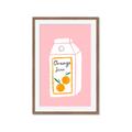 Picture of Orange Juice Poster _GroupedProduct_Rectangle_Portrait_Framed_Matted_