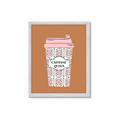 Picture of Caffeeine Queen Poster _GroupedProduct_Rectangle_Portrait_Framed_Matted_