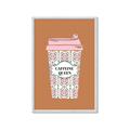 Picture of Caffeeine Queen Poster _GroupedProduct_Rectangle_Portrait_Framed_Matted_