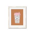 Picture of Caffeeine Queen Poster _GroupedProduct_Rectangle_Portrait_Framed_Matted_