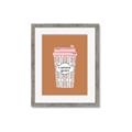 Picture of Caffeeine Queen Poster _GroupedProduct_Rectangle_Portrait_Framed_Matted_
