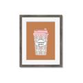 Picture of Caffeeine Queen Poster _GroupedProduct_Rectangle_Portrait_Framed_Matted_