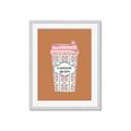 Picture of Caffeeine Queen Poster _GroupedProduct_Rectangle_Portrait_Framed_Matted_