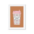 Picture of Caffeeine Queen Poster _GroupedProduct_Rectangle_Portrait_Framed_Matted_