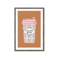 Picture of Caffeeine Queen Poster _GroupedProduct_Rectangle_Portrait_Framed_Matted_