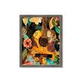 Picture of Music Guitar Collage  _GroupedProduct_Rectangle_Portrait_Framed_Matted_