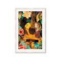 Picture of Music Guitar Collage  _GroupedProduct_Rectangle_Portrait_Framed_Matted_