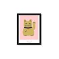 Picture of Maneki Neko – Lucky Cat _GroupedProduct_Rectangle_Portrait_Framed_Matted_