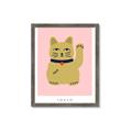 Picture of Maneki Neko – Lucky Cat _GroupedProduct_Rectangle_Portrait_Framed_Matted_