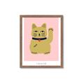 Picture of Maneki Neko – Lucky Cat _GroupedProduct_Rectangle_Portrait_Framed_Matted_