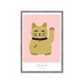 Picture of Maneki Neko – Lucky Cat _GroupedProduct_Rectangle_Portrait_Framed_Matted_