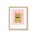 Picture of Maneki Neko – Lucky Cat _GroupedProduct_Rectangle_Portrait_Framed_Matted_