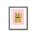 Picture of Maneki Neko – Lucky Cat _GroupedProduct_Rectangle_Portrait_Framed_Matted_