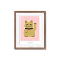 Picture of Maneki Neko – Lucky Cat _GroupedProduct_Rectangle_Portrait_Framed_Matted_