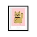 Picture of Maneki Neko – Lucky Cat _GroupedProduct_Rectangle_Portrait_Framed_Matted_