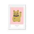 Picture of Maneki Neko – Lucky Cat _GroupedProduct_Rectangle_Portrait_Framed_Matted_