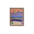 Picture of Retro Style Piano _GroupedProduct_Rectangle_Portrait_Framed_Matted_
