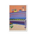 Picture of Retro Style Piano _GroupedProduct_Rectangle_Portrait_Framed_Matted_