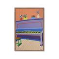 Picture of Retro Style Piano _GroupedProduct_Rectangle_Portrait_Framed_Matted_