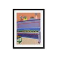 Picture of Retro Style Piano _GroupedProduct_Rectangle_Portrait_Framed_Matted_