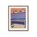 Picture of Retro Style Piano _GroupedProduct_Rectangle_Portrait_Framed_Matted_